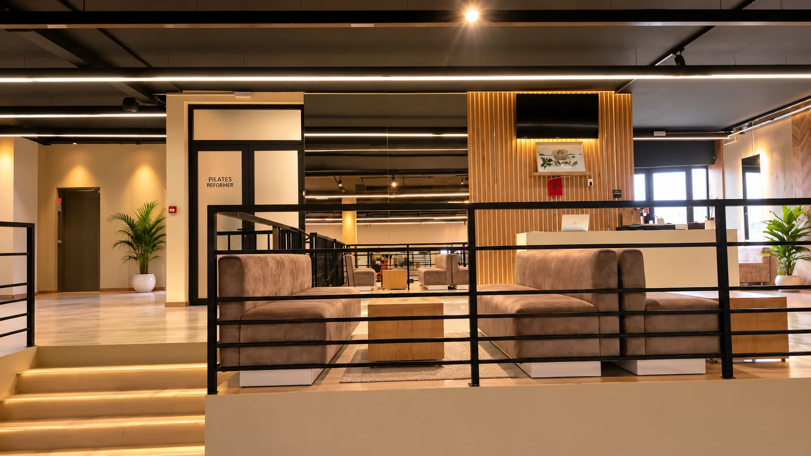Espace intérieur accueillant à BO Village